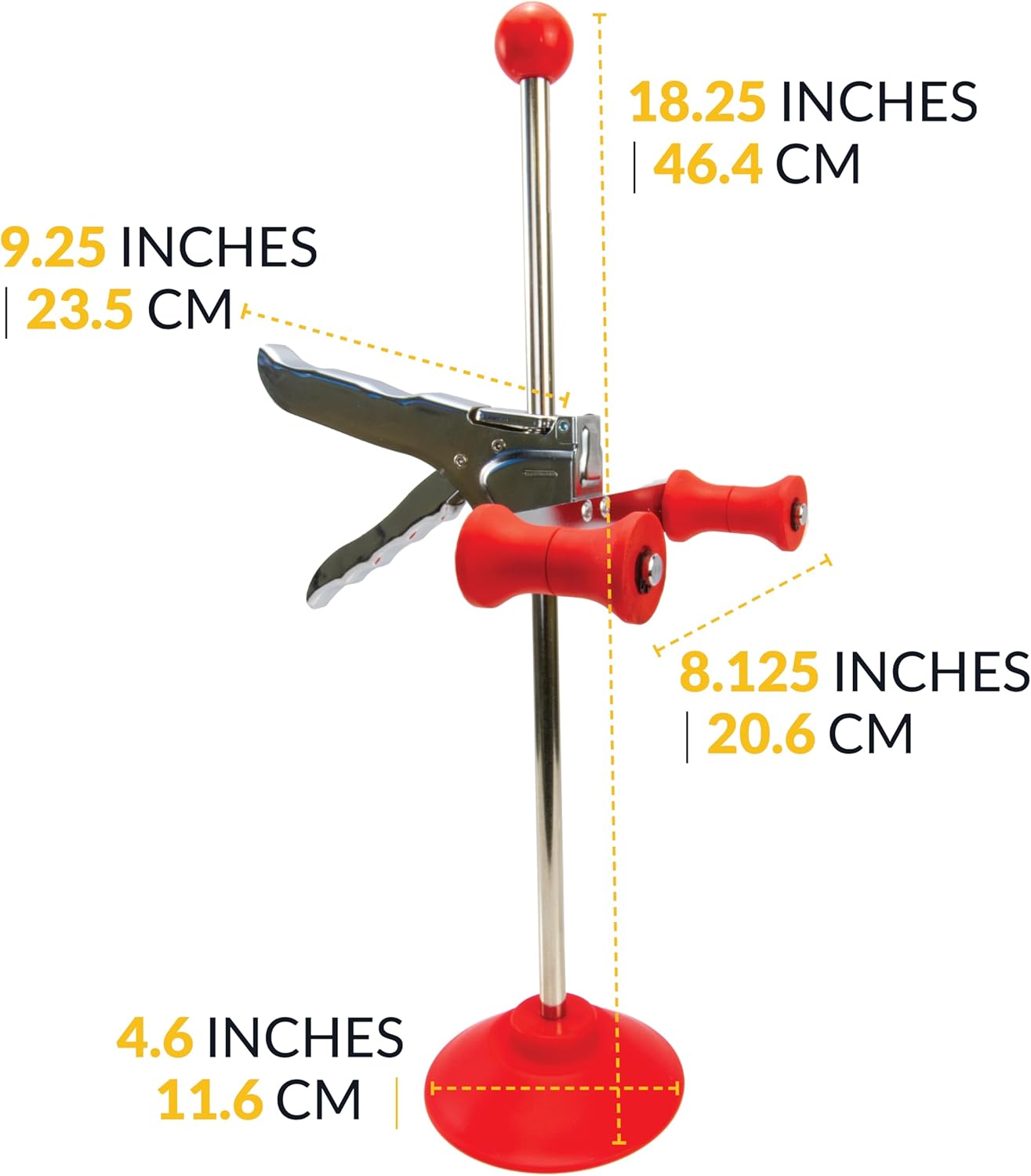 AUTOSOLO 16.5-Inch Steering Wheel Holder Alignment Tool and 28-Inch Brake Pedal Depressor Tool - Automotive Specialty Tools