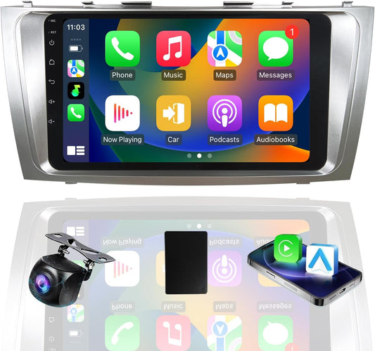 Car Stereo for Toyota Camry 2007-2011 JBL-Compatible Radio Upgrade Kit Wireless CarPlay/Android Auto9&#39;&#39; Andr