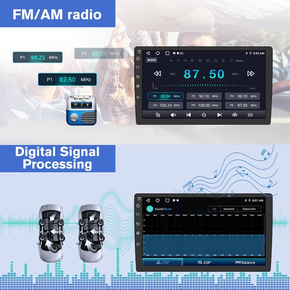 EagleNav Android 13 Car Radio for Subaru Forester WRX Impreza 2013 2014 2015, 9' Touchscreen
