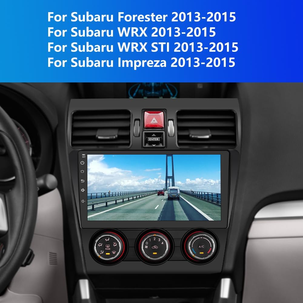 EagleNav Android 13 Car Radio for Subaru Forester WRX Impreza 2013 2014 2015, 9' Touchscreen