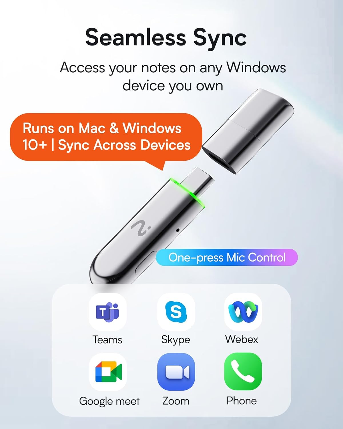 NoteKit Computer AI Meeting Assistant, viaim Voice Recorder with Transcription, 16 Languages, to-Do Lists & Summaries with viaim AI, Works on Windows & Mac, Ideal for Business, Remote Work, Education