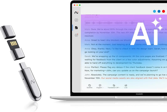 Computer AI Meeting Assistant, viaim Voice Recorder with Transcription, 16 Languages, to-Do Lists and Summaries