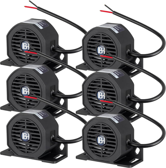 Backup Alarm, Reverse Beeper, 12V-48V 110dB, Waterproof  Warning Alarm for Trucks
