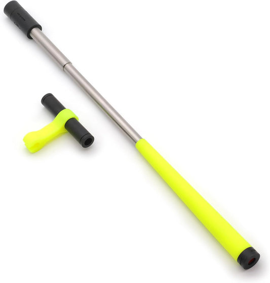 Weighted Laser Golf Swing Stick and Clip-On Laser Trainer; Swing Plane and Conditioning Trainer Set