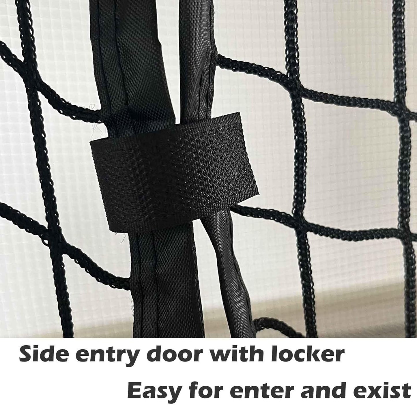 Baseball Batting Cage Nets with Extra Striking Net 35'L X 10'W X 10'H (NET ONLY), Fully Enclosed