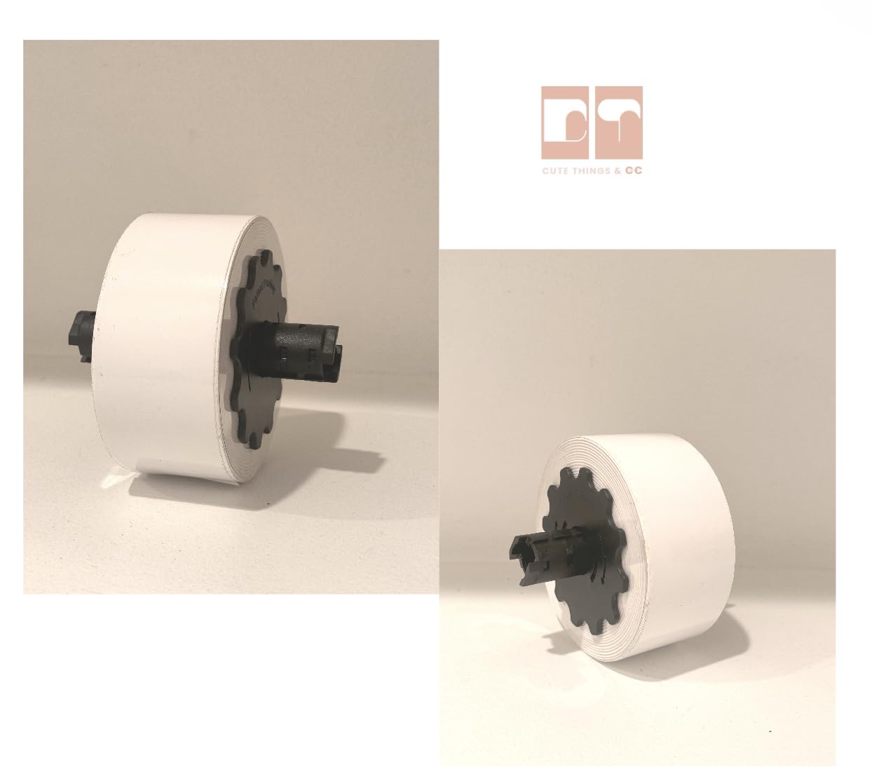 White Vinyl Tape, 150' Length, 2' Width. Durable Adhesive Vinyl Tape VNMWT-3508