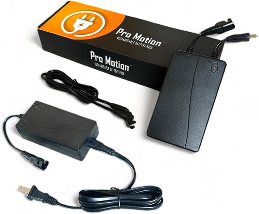 Pro Motion 1800 mAh Rechargeable Battery Pack Kit with Charger for Sofa, Couch, Sectional, Recliner. Battery Charger Included.