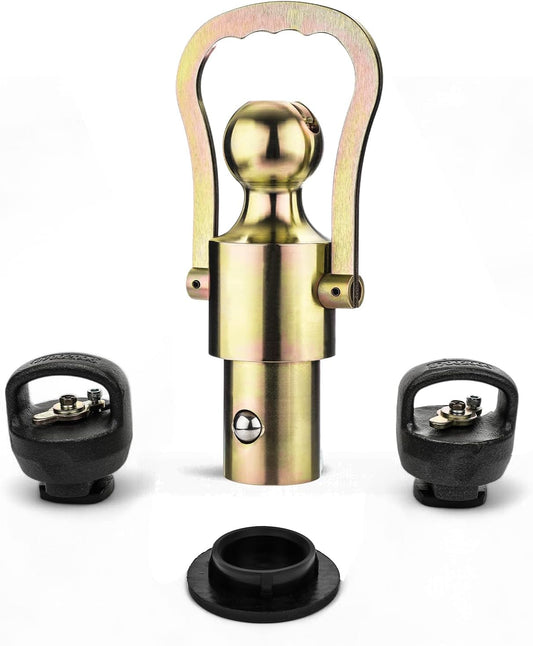 Puck System Gooseneck Hitch Ball Kit Compatible with Dodge RAM 2500/3500 Trucks, 30,000lbs