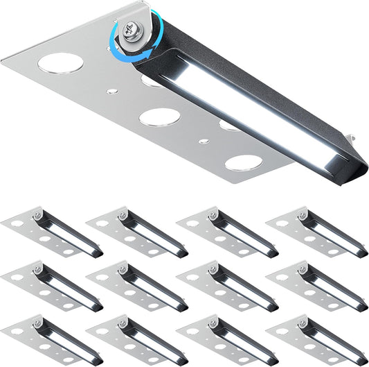 Hardscape Lighting, 7 Inch 5W LED 5000K Daylight, Retaining Wall Lights, 12-24V AC/DC, Waterproof