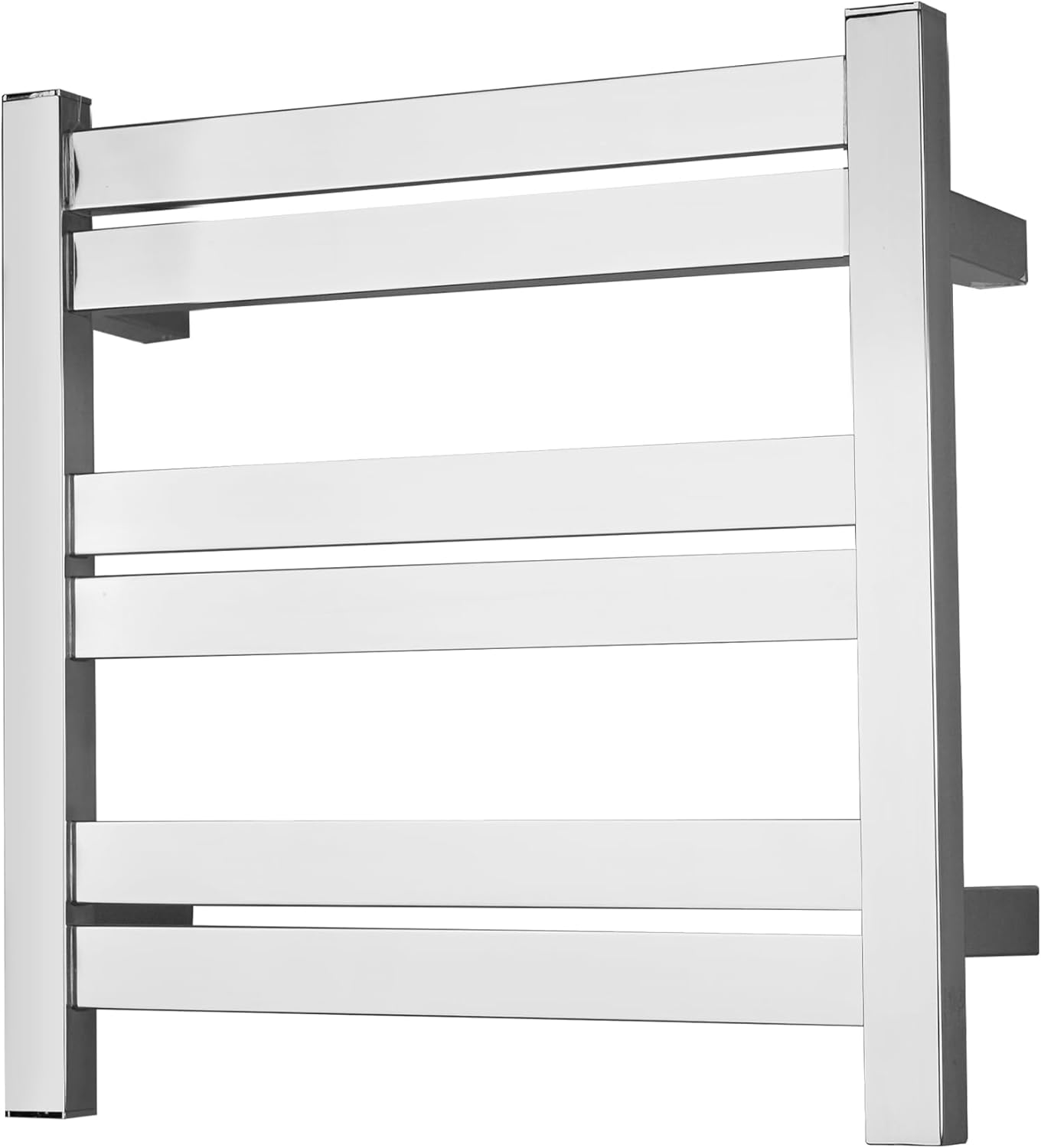 Electric Towel Warmer, Drying Towel Rack, Wall Mounted with Polished 6 Bars, 20.