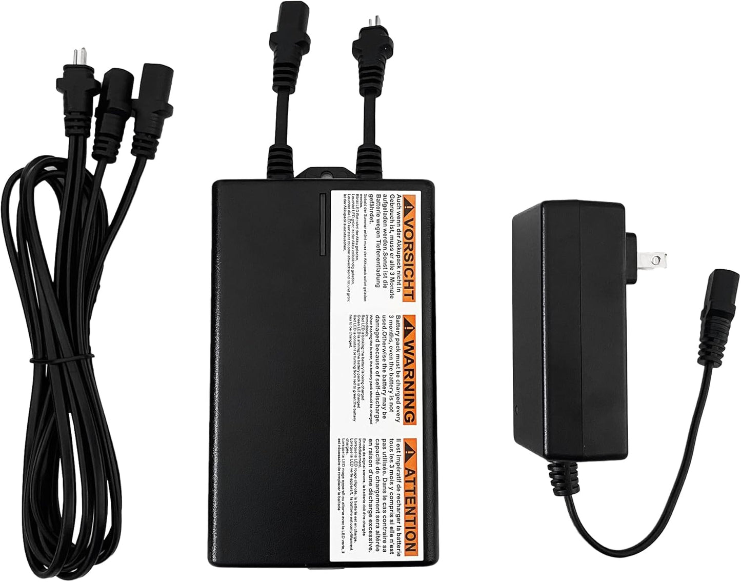 Power Recliner, Wireless Rechargeable Akku Battery Pack Model ZB-B1800 Kit, Wall Power Supply, Y Power Cable