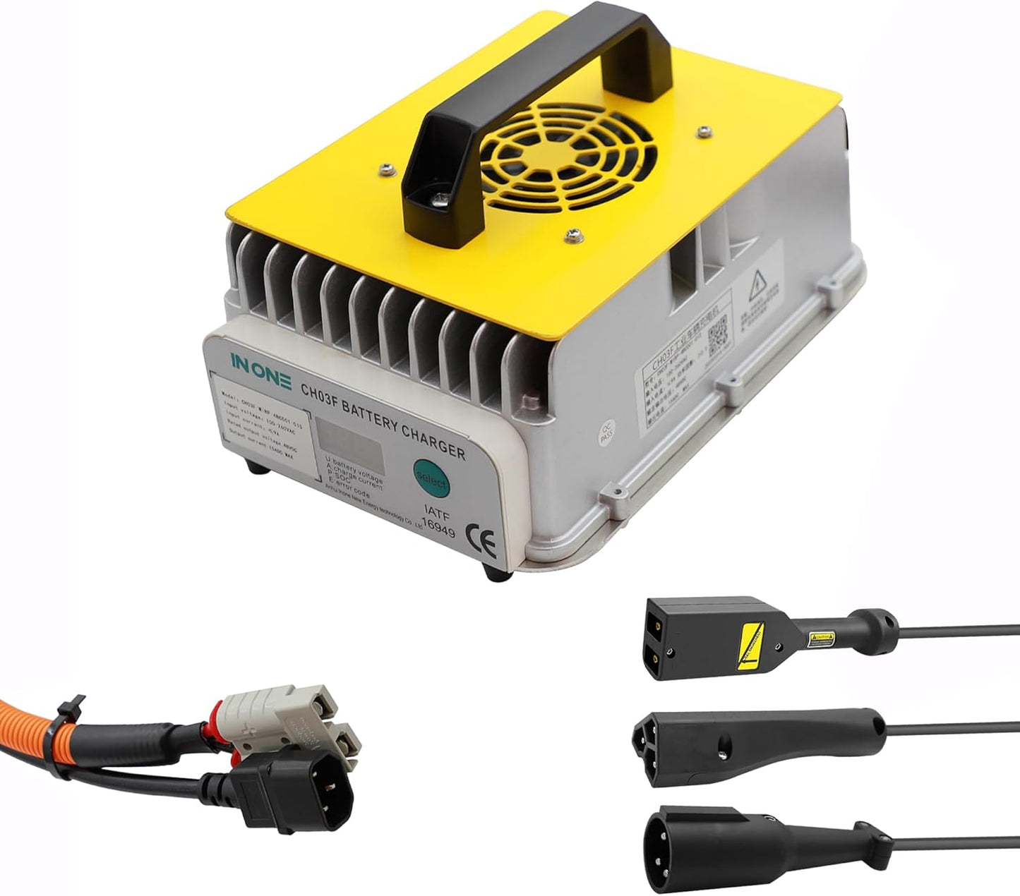 18 AMP 36 Volt Golf Cart Battery Charger for EZGO TXT with D Style Plug for Lead Acid Battery, Automatic Power-Off Protection