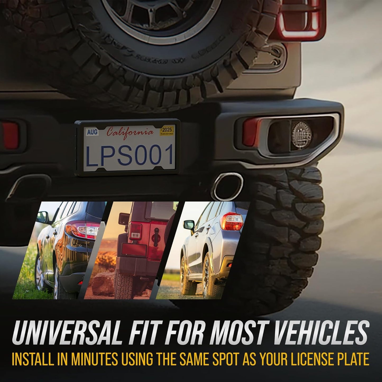 License Plate Safe The Secret Stash Box for Your Vehicle Secure Key Storage Anti-Theft Frame Faraday Bag