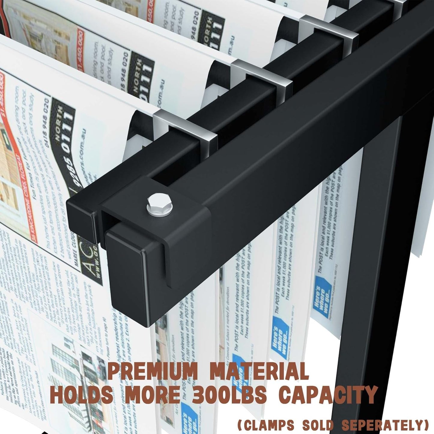Mobile Blueprint Storage Rack, Adjustable and Portable Vertical Blueprint Holder and Organizer