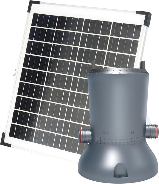 WaterRebirth Solar Energy-Saving Cartridge Filter Pump for Above Ground Pools