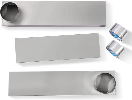 Stainless Steel Telescoping Dryer Vent Kit for Whirlpool OEM Adjustable Periscope Design 4-inch Dryer Flat Vent