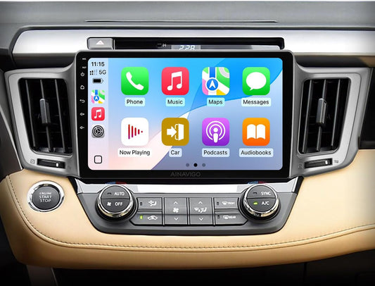 10.2&#34; Car Radio Stereo for Toyota RAV4 2013-2018 - Wireless CarPlay &amp; Android Auto | IPS HD 5G WiFi Touchscreen | GPS Nav