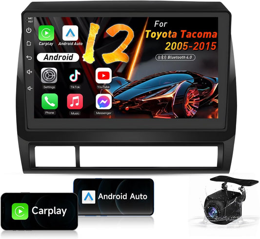 Car Radio Stereo for Toyota Tacoma 2005-2015: 4Core 64G ROM 9 Inch 1280 * 800 HD Touch Screen Car Stereo Replacement Android 1