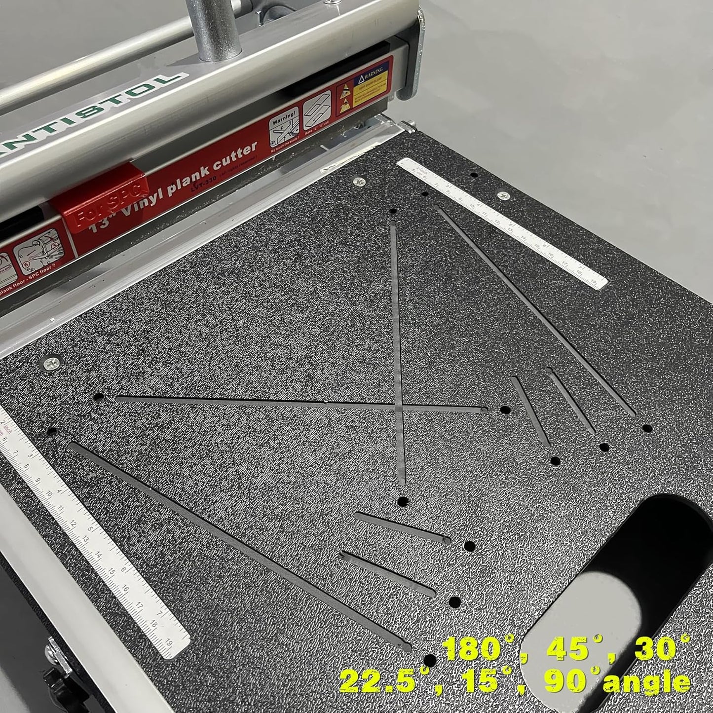 Vinyl Flooring Cutter NLVT-330; Cuts up to 9mm thick Pro SPC, LVP, LVT, WPC, RVP, VCT, PVC and Rigid Core Types