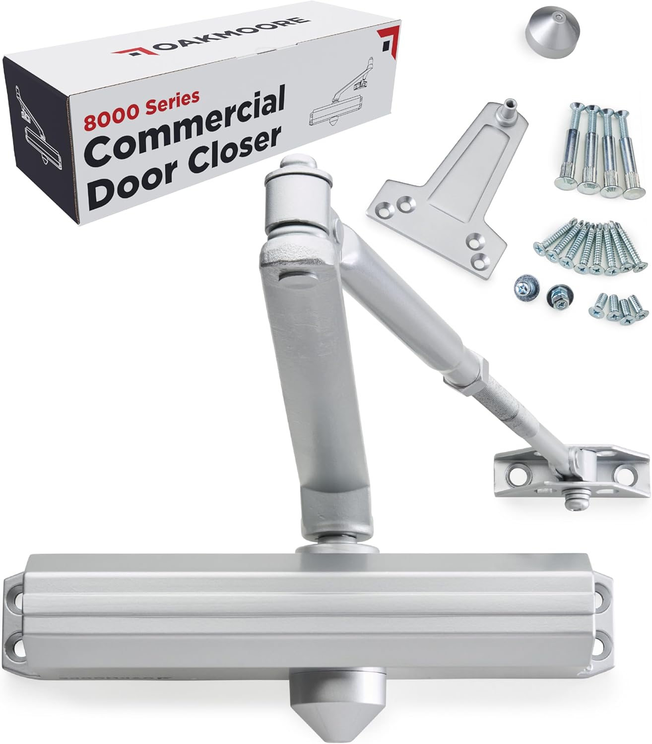 Commercial Heavy Duty Automatic Door Closer, ADA UL Grade 1 Listed Self Closing Door Hinges, Door Closers Commercial High Traffic, Aut
