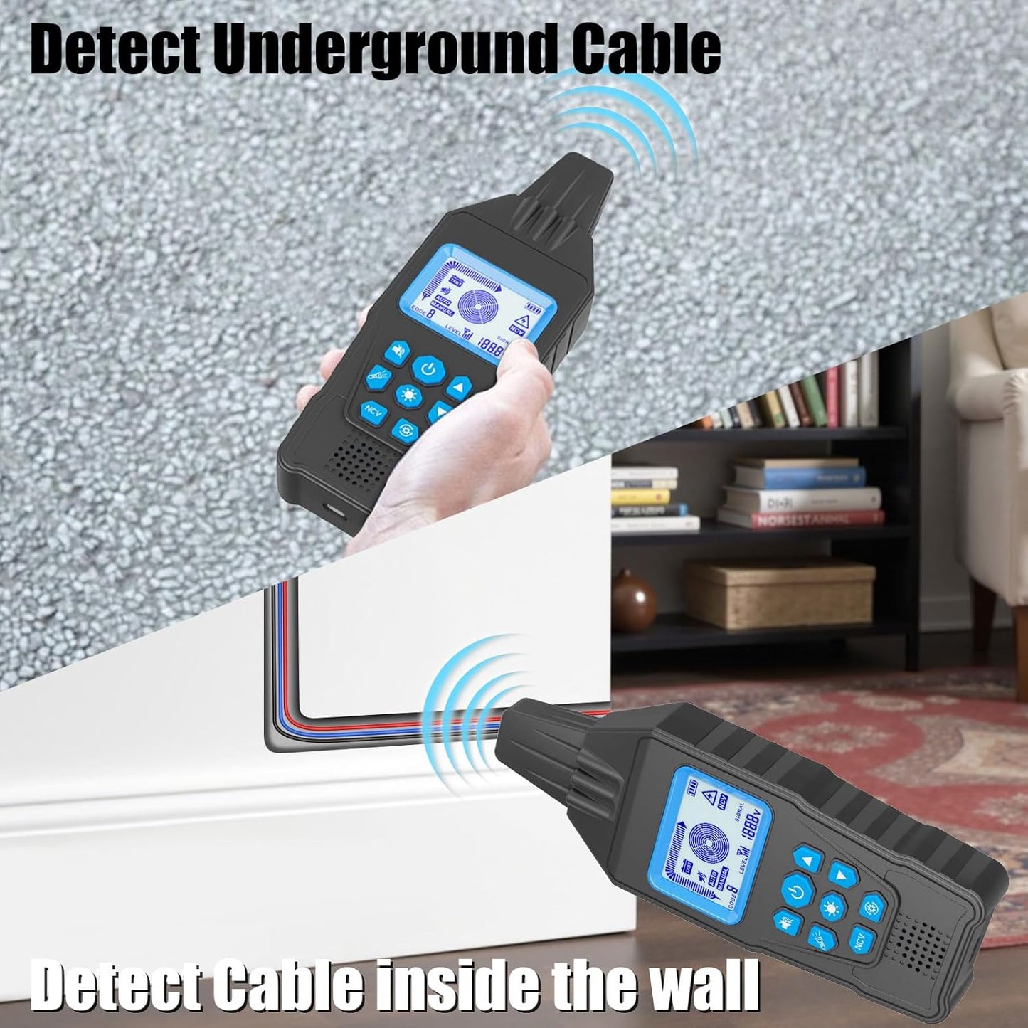 Underground Cable Locator, U630 Underground Wire Locator for Dog Fence Cables, Irrigation Control Wires, Etc.