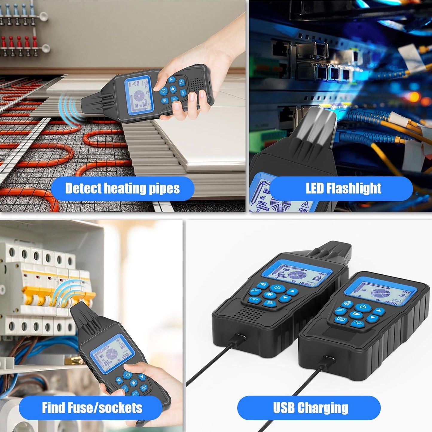 Underground Cable Locator, U630 Underground Wire Locator for Dog Fence Cables, Irrigation Control Wires, Etc.
