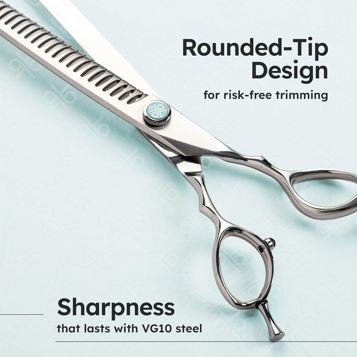 K9 Shears Dog Grooming Thinning Scissors Handcrafted, Ergonomic, VG10 Stainless Steel