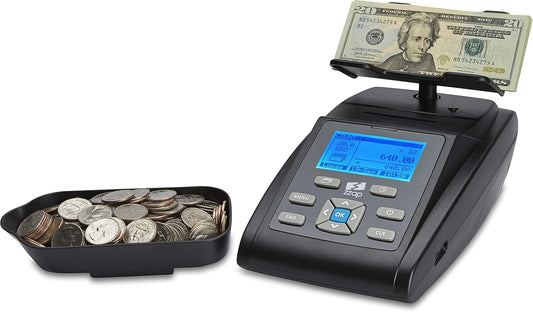 Bill and Coin Counting Scale - Money Cash Currency Weighing Machine