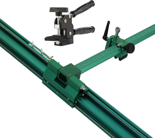 Green Manual T-Shape Tile Glass Cutter Portable for DIY Home Renovation