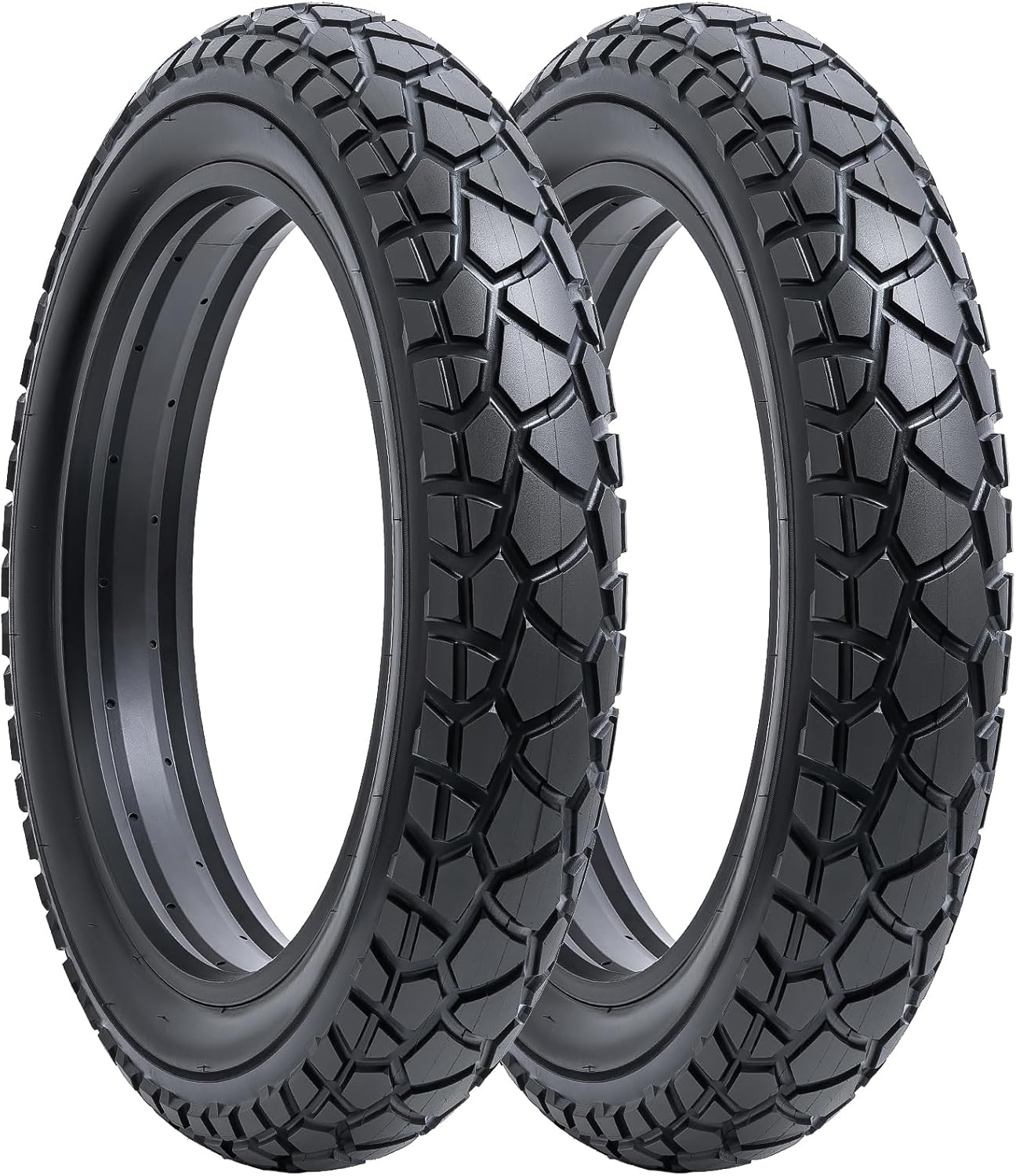 2-PCS 20' Heavy Duty Fat E-Bike Tires 20 x 4.0/98-406 Compatible with 20x4.0 20X4 E-Bike Bicycle Tires (Y-1327)