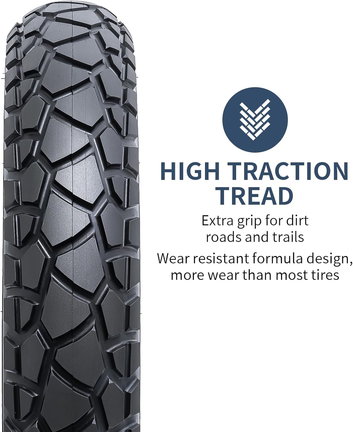 2-PCS 20' Heavy Duty Fat E-Bike Tires 20 x 4.0/98-406 Compatible with 20x4.0 20X4 E-Bike Bicycle Tires (Y-1327)