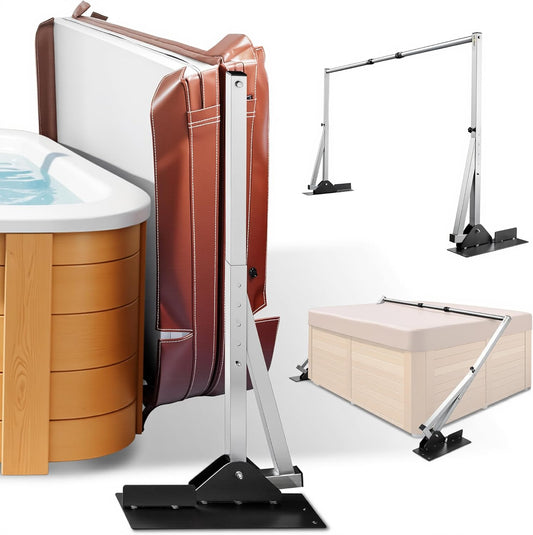 Hot Tub Cover Lift, Stainless Steel Spa Cover Lifter for hot tub, Height 39'-49' Width 71'-106' Adjustable