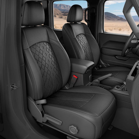 Jeep Wrangler Seat Covers JL 4 DR with Rear Cup Holder 2018 - 2025
