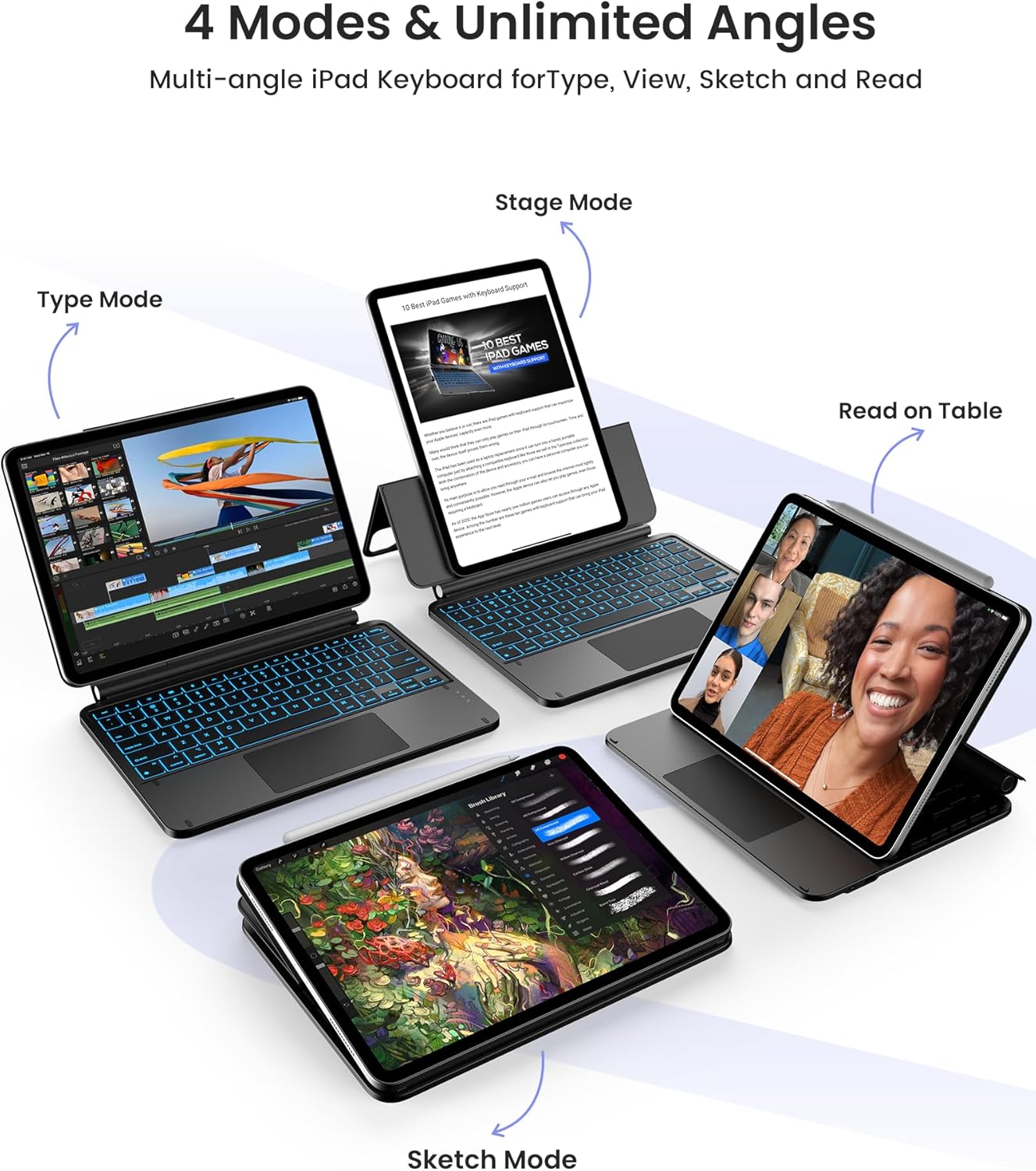 typecase Studio Keyboard Case for iPad Air 11 Pro