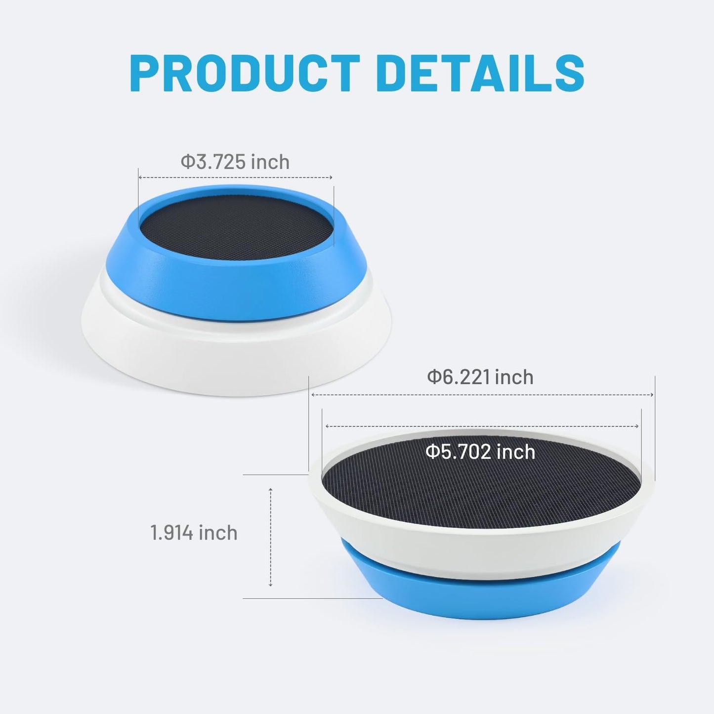 Manual Petri Dish Revolving Table 60-150mm Plastic Glass Petri Dish Spinner