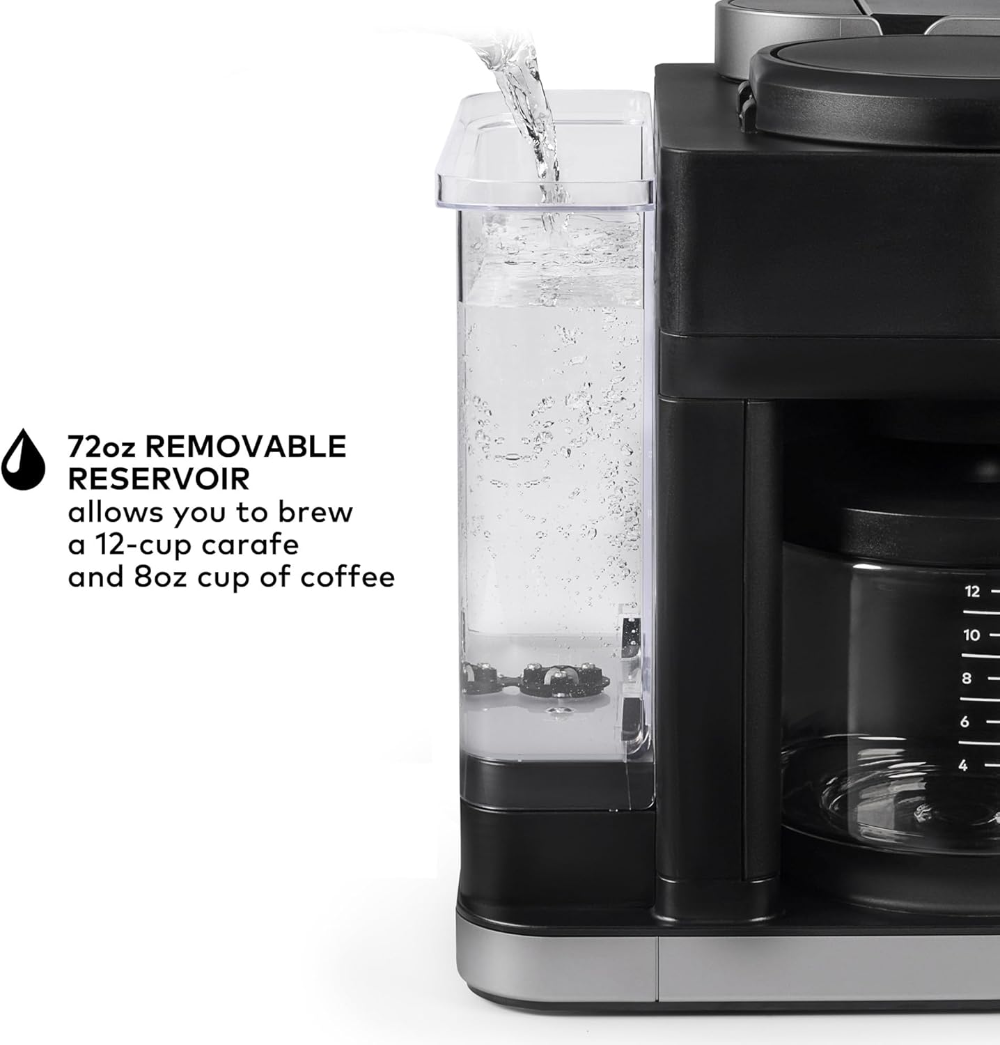 Keurig K-Duo Hot & Iced Single Serve & Carafe Coffee Maker, MultiStream Technology, 72oz Reservoir K5600