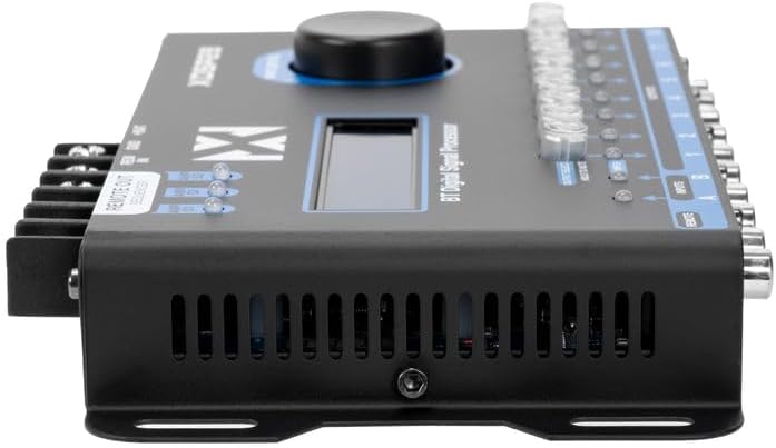 8-Channel X-Series 15 Band Parametric EQ Digital Signal Processor with LCD Display, Bluetooth and Remote