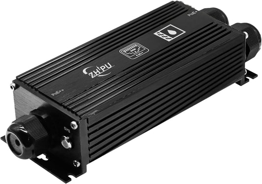 IP67 Waterproof Industrial Grade Gigabit PoE Extender,1 in 2 Out 90W Input,3-Level Cascade up to 400m