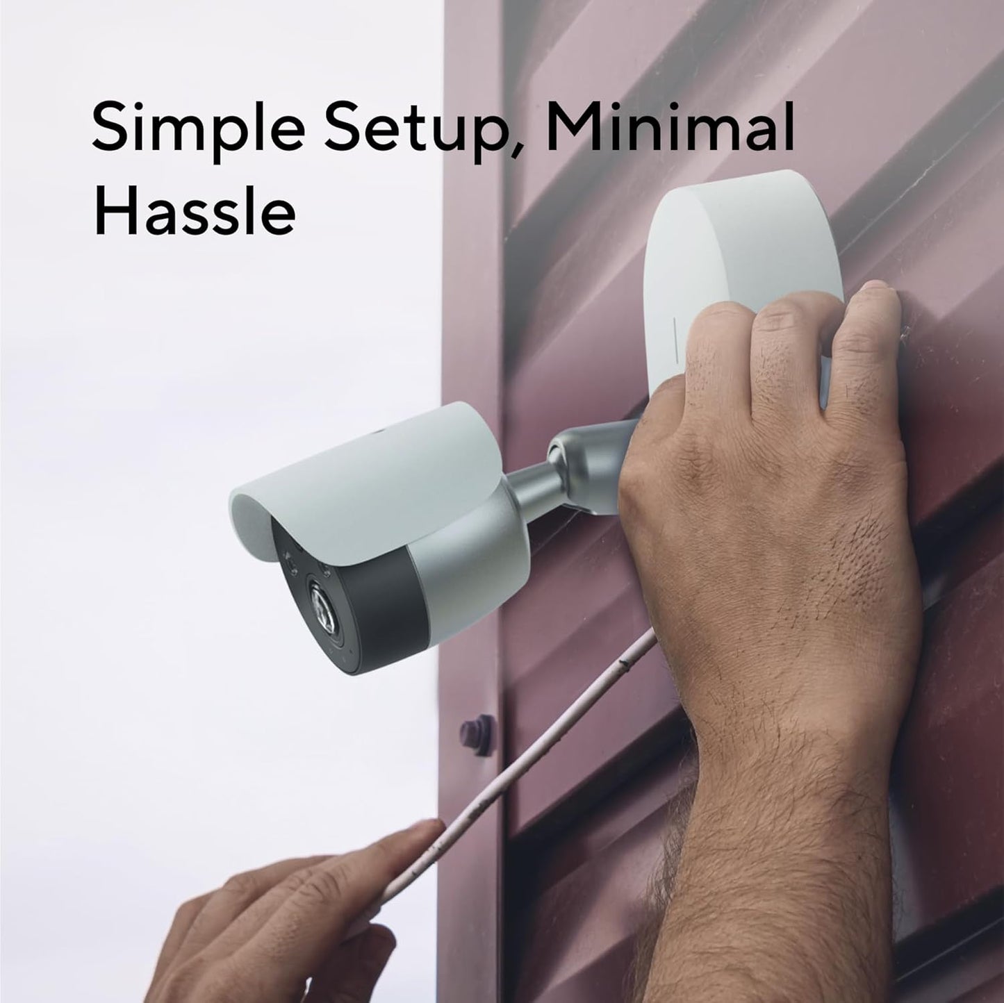 4K UHD Wired AI Security Camera, 160 Degree Wide Angle, Free 7 Day Cloud Storage, Dual PoE/WiFi Connectivity