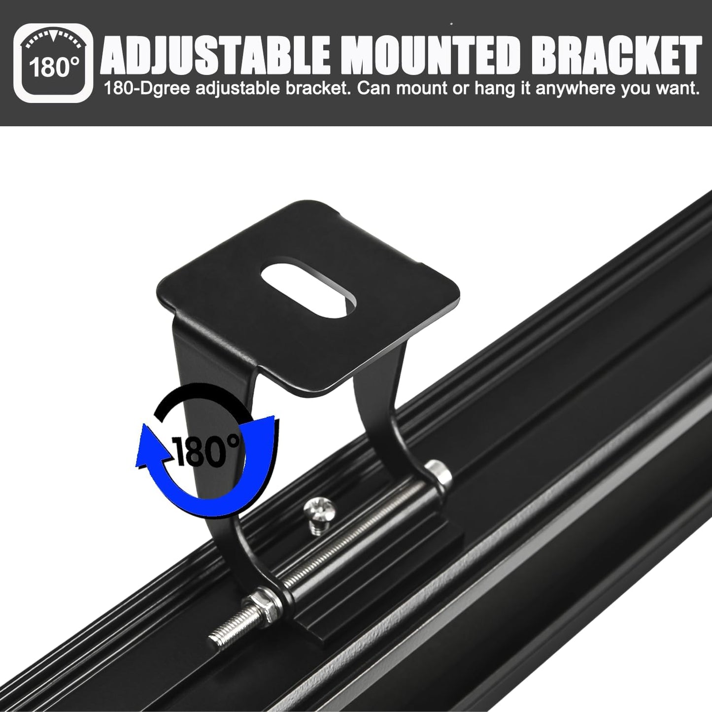 Dual-Sided LED Wall Washer Lights, 24W 5000K Daylight Wall Washer Light Bar, 12W RGBW Dimmable Linear