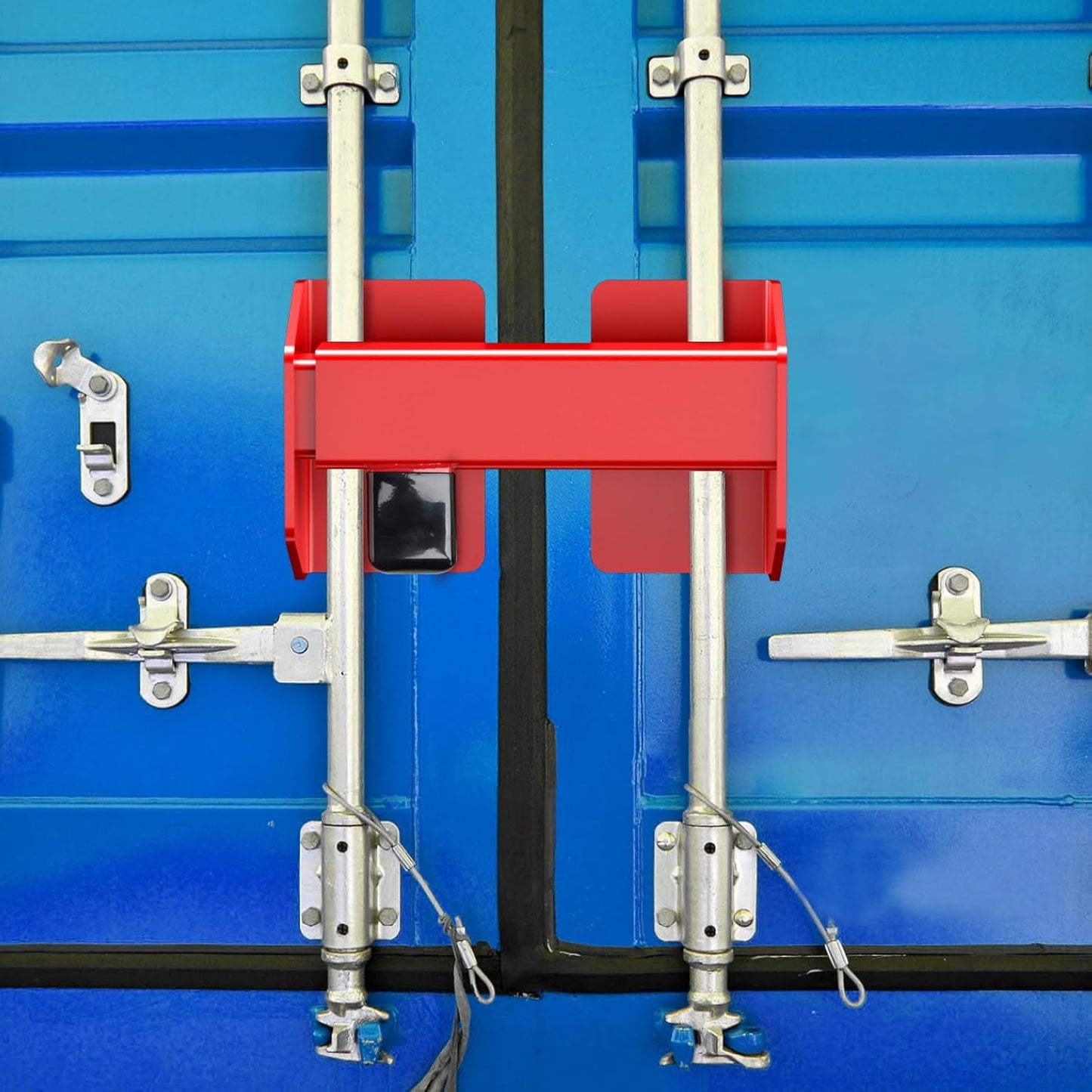 Shipping Cargo Container Door Lock, Heavy Duty Container Trailer Door Locks for Semi Trailers, Cargo Vans