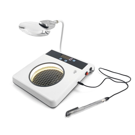 Digital Colony Counter with High-Sensitivity Counting Probe Pen for Accuracy, Built-in Lamp with Side Lighting
