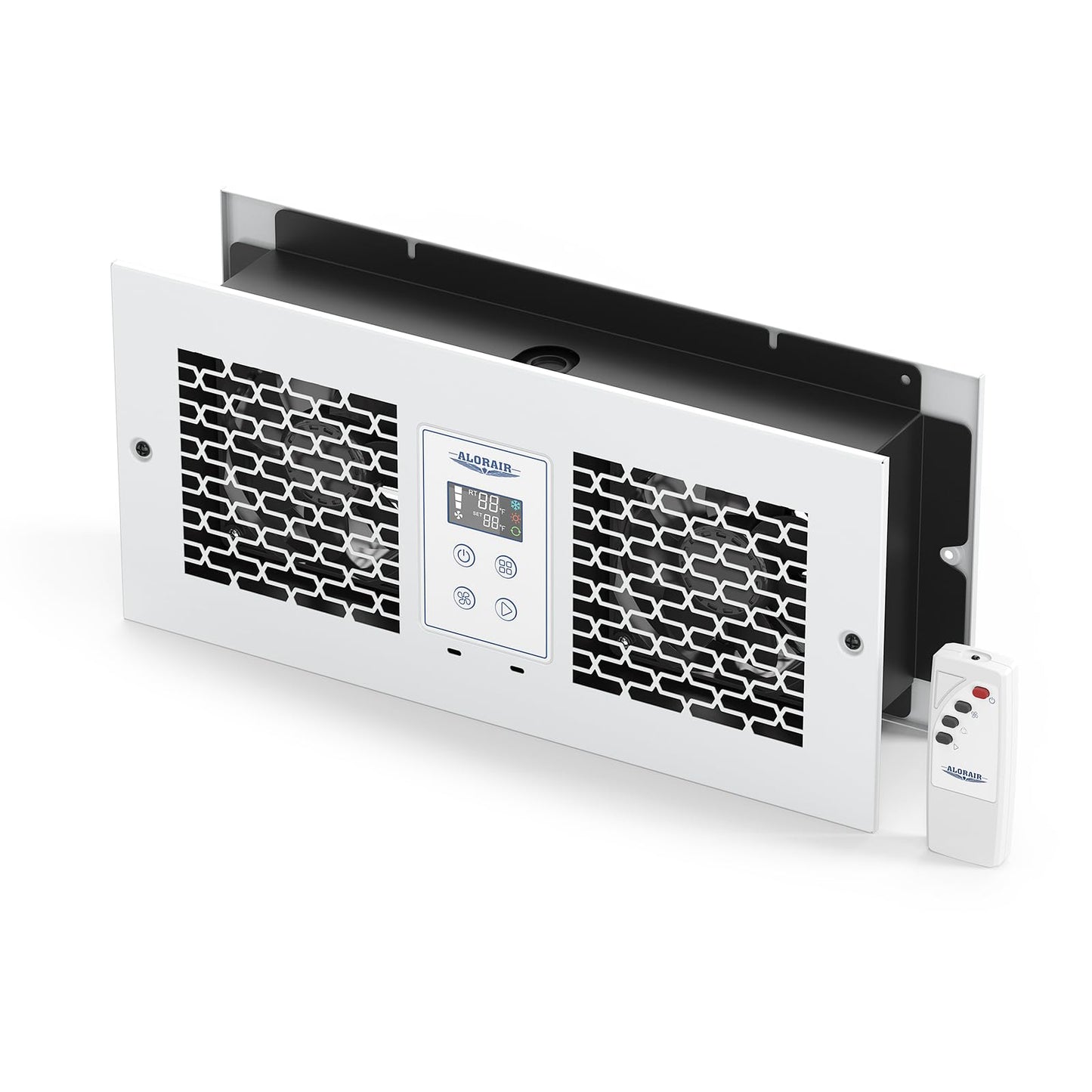 ALORAIR Room to Room Fan with Remote Control, 300CFM Through Wall Ventilation Fan with Dual Fans, Temperature Control, for Kitchen, Laundry, Room, RTR300CV