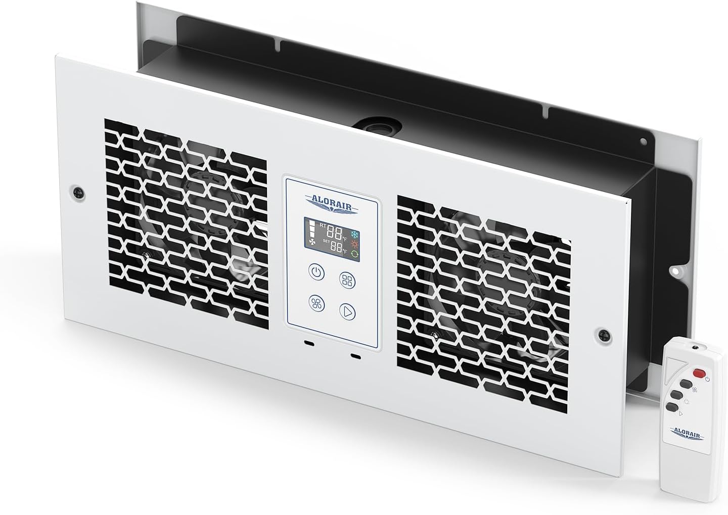 Room to Room Fan with Remote Control, 300CFM with Dual Fans, Temperature Control