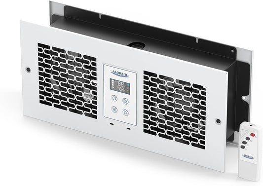 Room to Room Fan with Remote Control, 300CFM with Dual Fans, Temperature Control