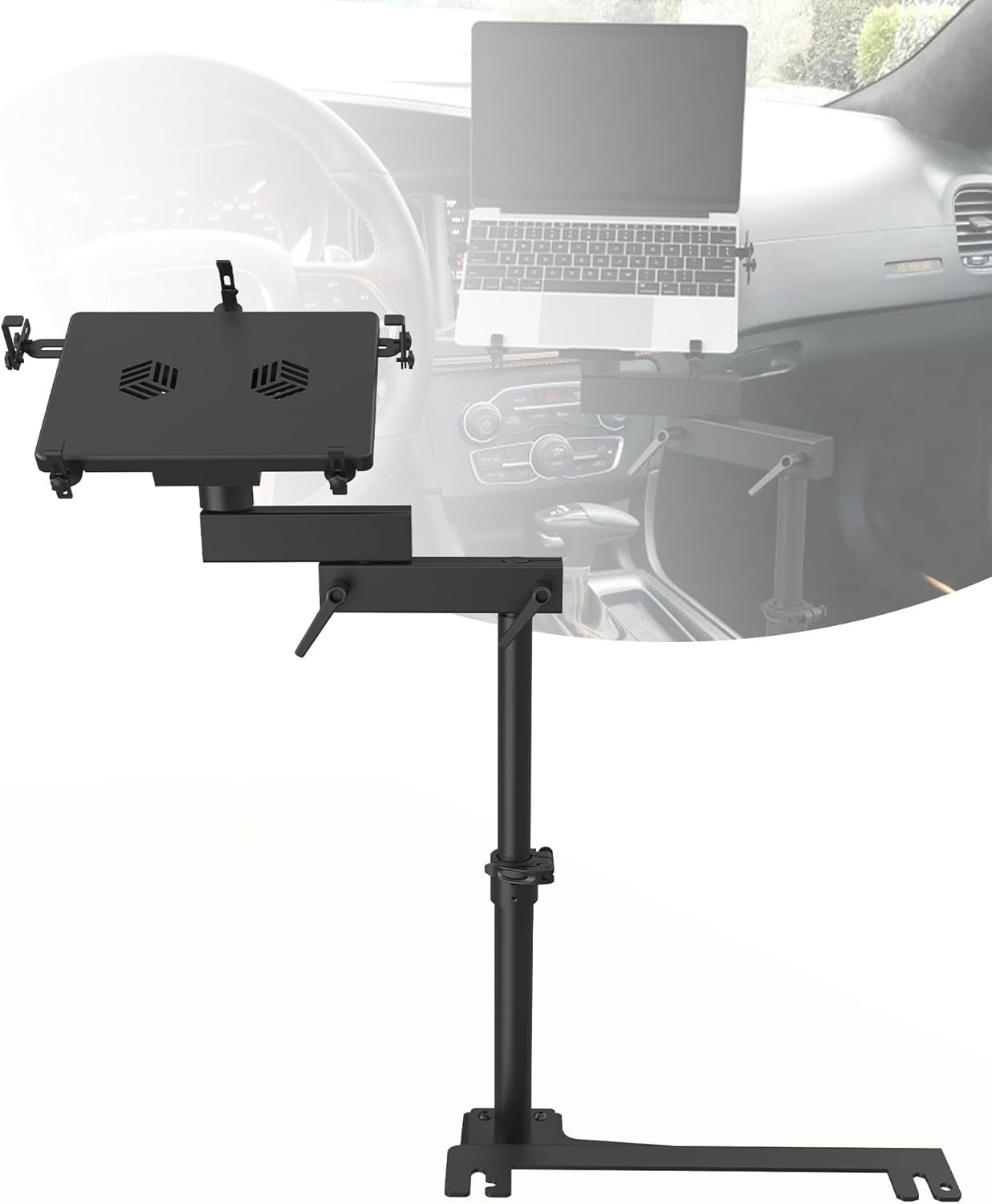 Car Laptop Mount Fit for Dodge Charger, Magnum, Challenger, Sprinter Van, Ram Promaster, Chrysler 300