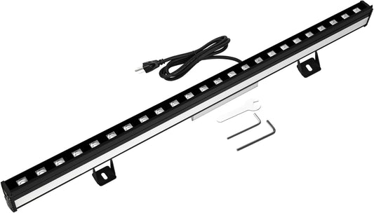 Dual-sided LED wall washer Lights, 24W+12W 5000K Daylight White Linear Light Bar, 120V Waterproof