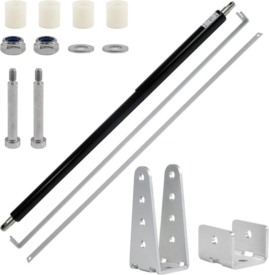 TB200B Hydraulic Heavy Duty Gate Closer for Outdoor Gate 50 to 140 Pounds in Weight, 40 to 64 in Width