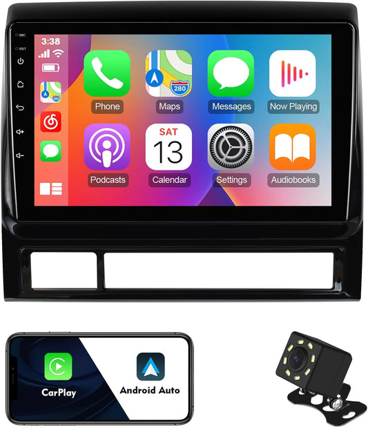 2+32G 9 inches Android 10 Double Din Car Stereo for Toyota Tacoma 2005-2013 IPS Touchscreen Screen