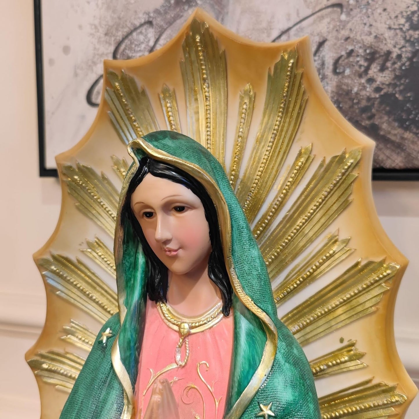 Our Lady of Guadalupe Large 36' High Christian Decor Religious Statue Catholic Gift
